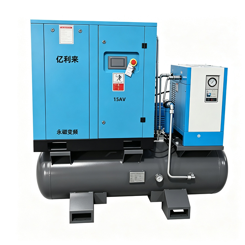 Compresor de aire VSD 4 en 1 PM de 11 kW y 8 barras