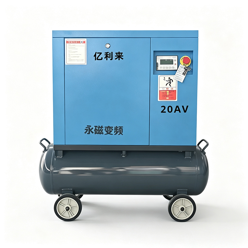 Compresor de aire VSD de alta presión montado en tanque de 15kW, 10 a 15 bares