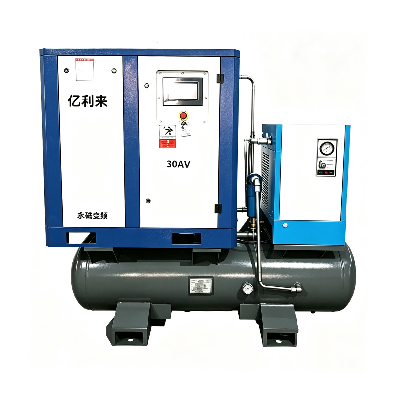 Compresor de aire VSD 4 en 1 PM de 22 kW y 8 barras