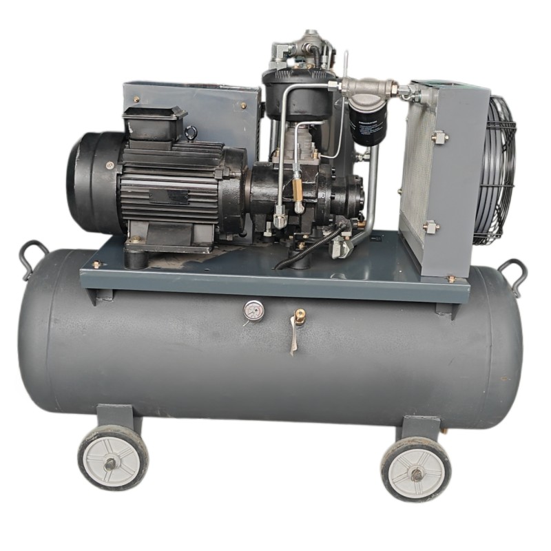 Compresor de aire de una sola etapa de velocidad fija montado en tanque de 4,5 kW y 8 barras